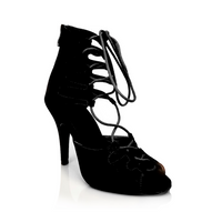 Amalia adjustable lace-up open-toe womens Latin dance shoes