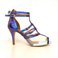 Arielle Mermaid Look Mesh Womens Latin Dance Shoes Street Sole