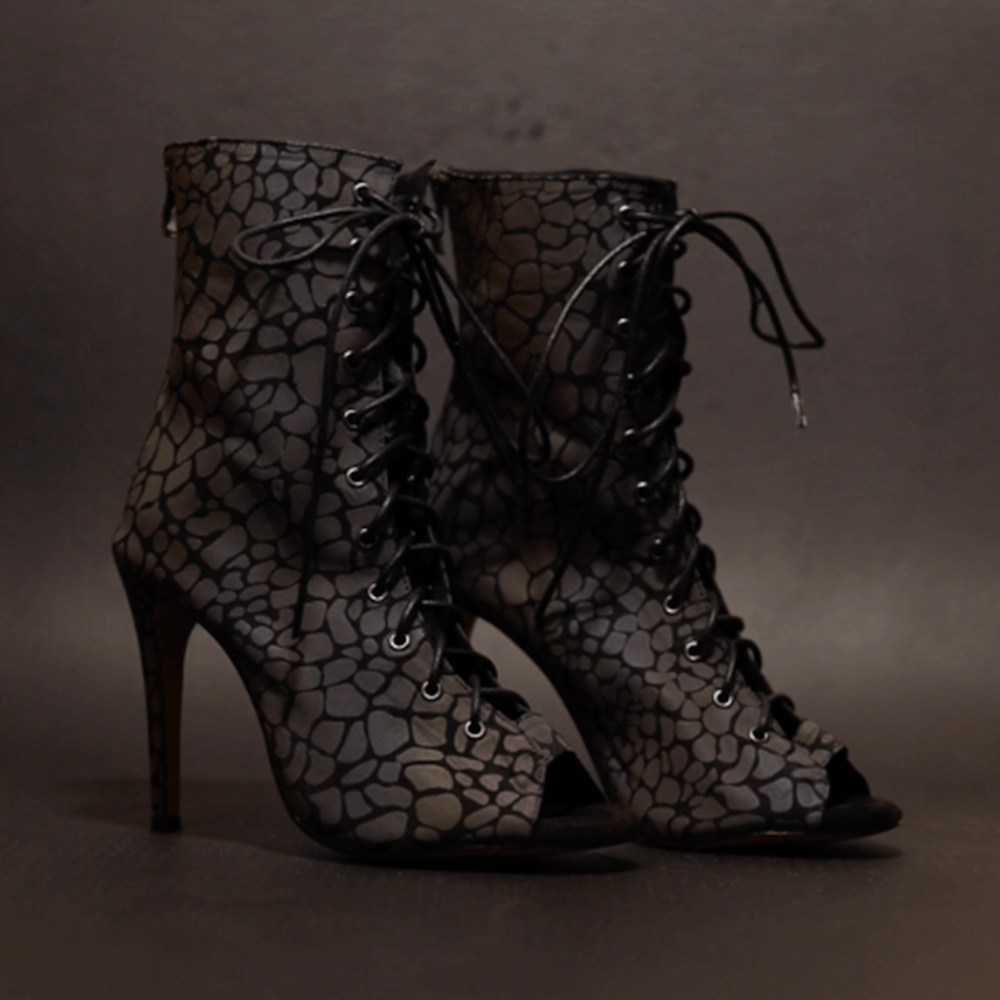 Rainbow Iridescent Latin Dance Shoes Perfect for Salsa More Adore Dance Shoes