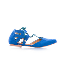 Rosalina pointed closed toe flat dance sandals