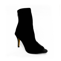Shabina Solid Color Stretch Latin Dance Booties