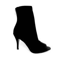 Shabina Solid Color Stretch Latin Dance Booties