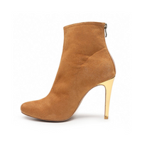Unite Closed Toe Suede Latin Dance Booties