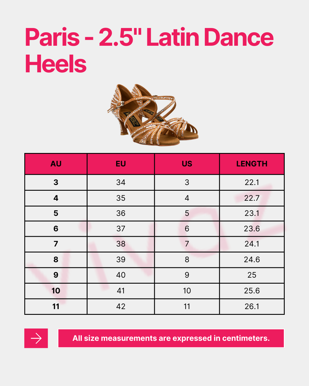 Paris - 2.5" Latin Dance Heels