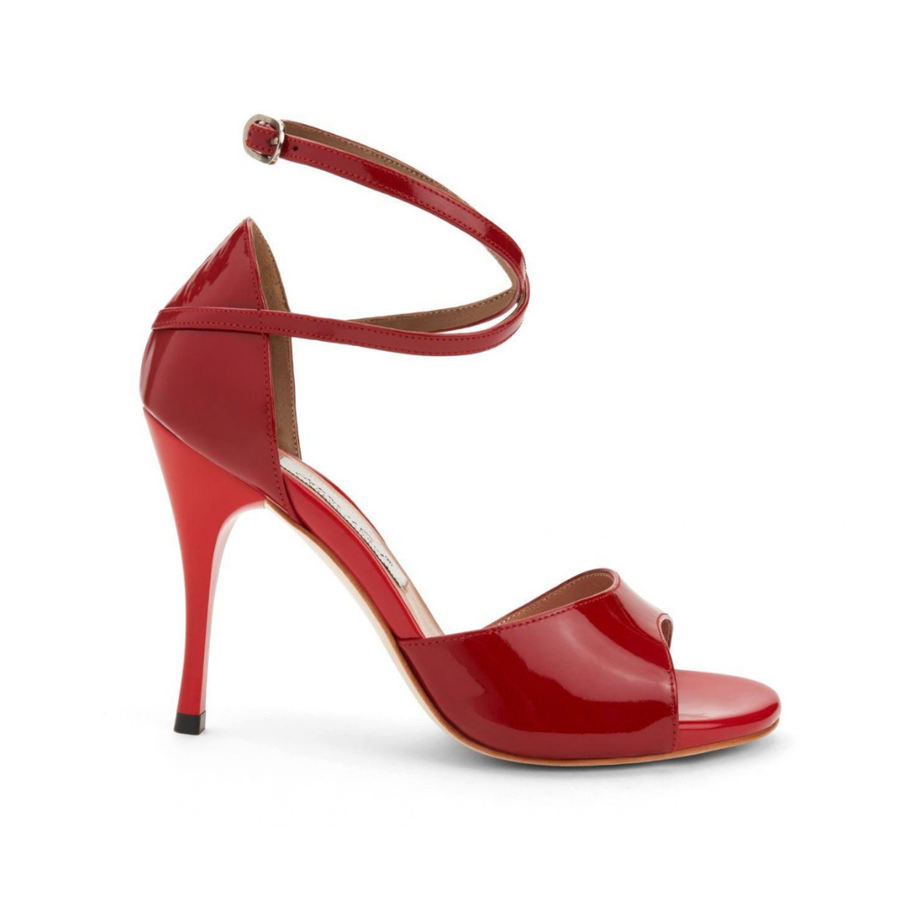 Red Patent Comme il Faut Argentine Tango Shoes