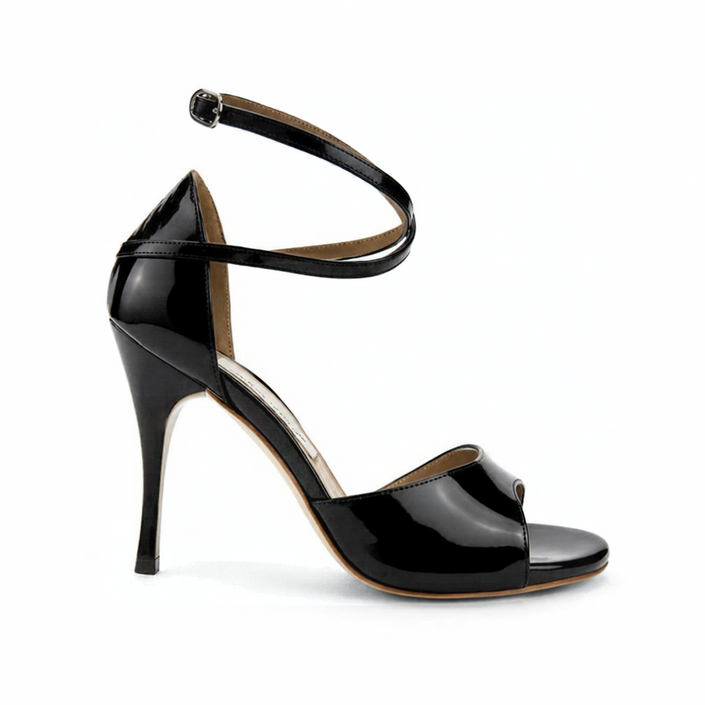 Black Patent Comme il Faut Tango Shoes