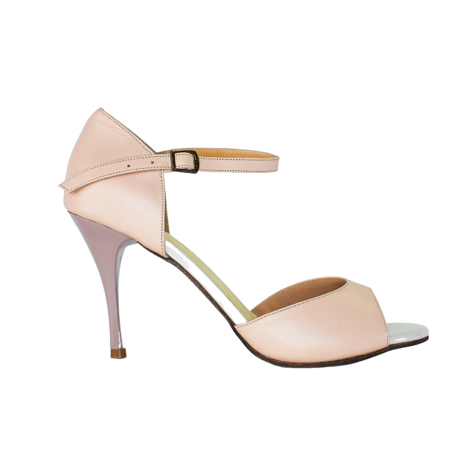 Mantecado - Nude Leather Classic Tango Shoes