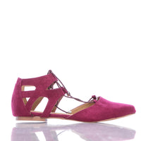 Rosalina - Pointed Closed Toe Flat Dance Sandals (Street Sole)