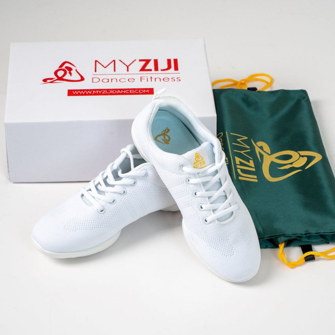 Sky - White Split Sole Unisex Dance Sneaker