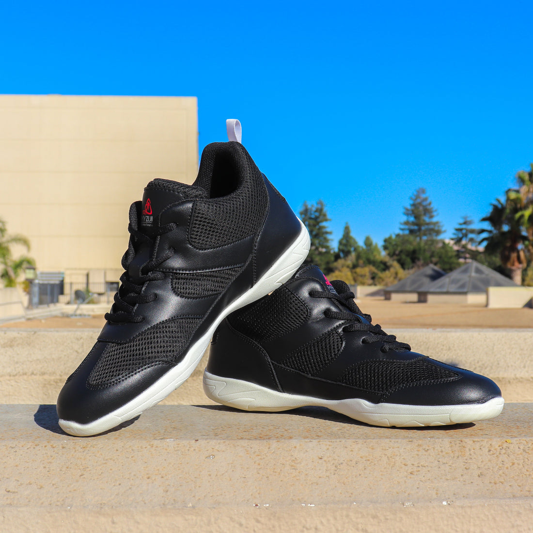 Glowing Rhythm mens dance sneakers glow in dark