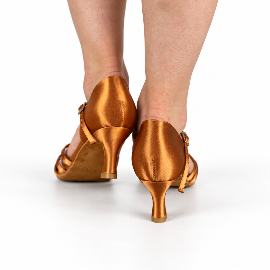 Amira Brown T-straps Dance Shoes