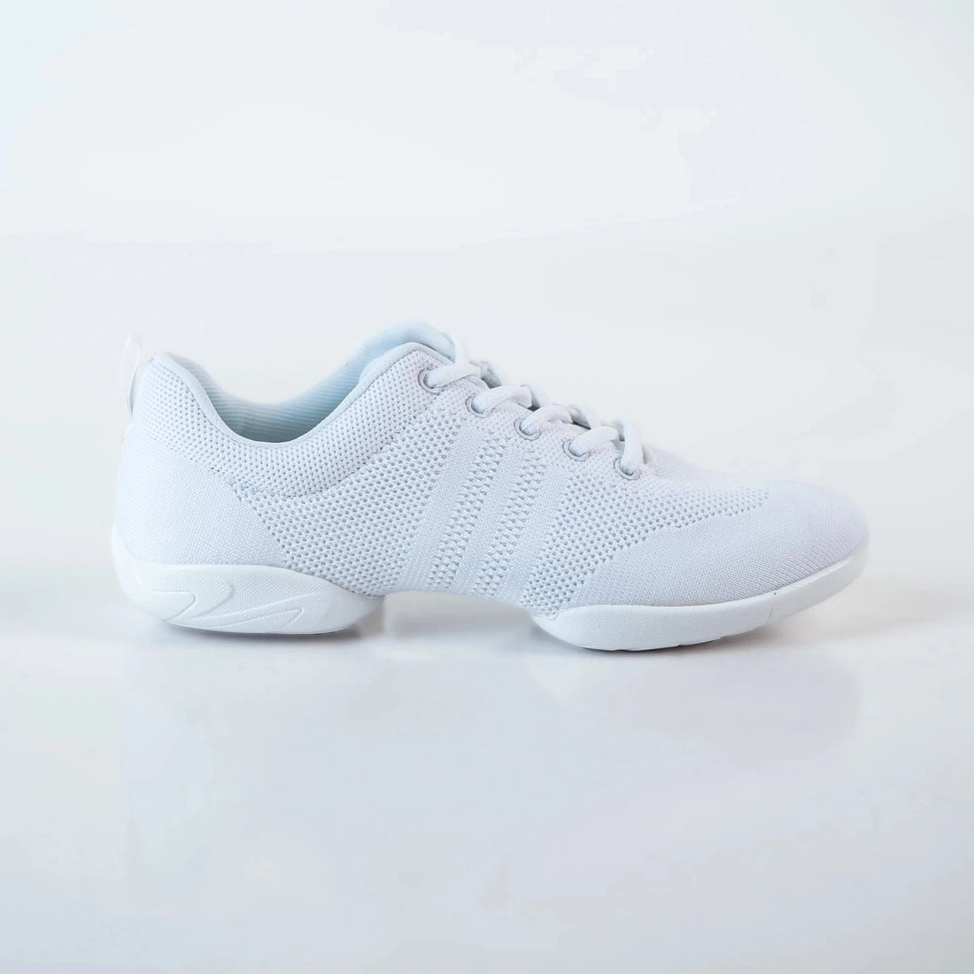 White Dance Sneaker Split Sole - Unisex