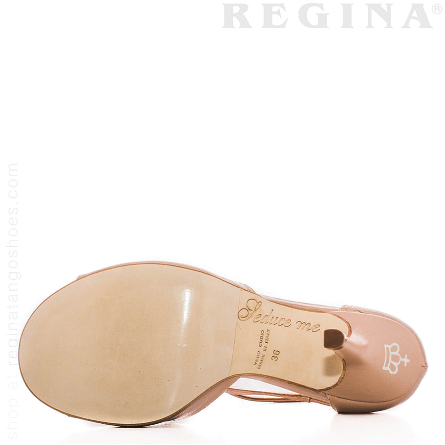 California - Sahara Nude Tango Shoes Leather Sole