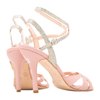 Twins Star Pink Leather & Silver Disco Tango Shoes