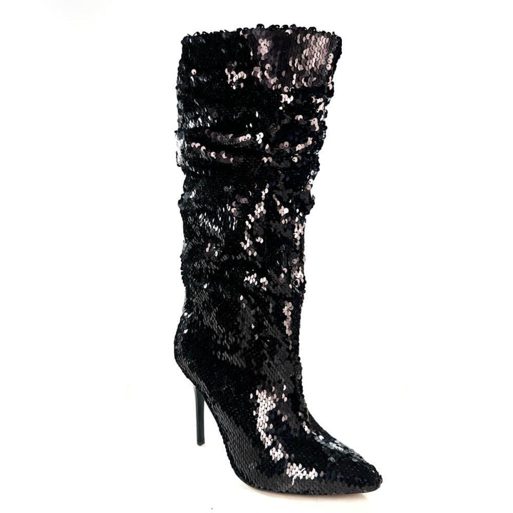 Bree- dance heels slouch boots