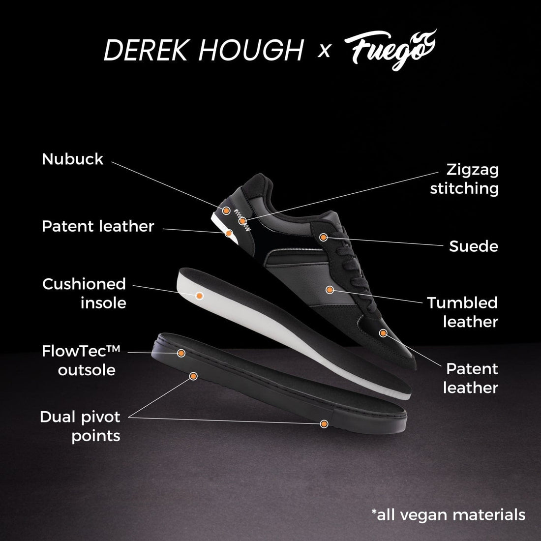 Derek Hough | Low-top | Fuego