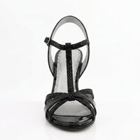 NEO Black Patent and Snake T-strap Argentine Tango Shoes – Adore