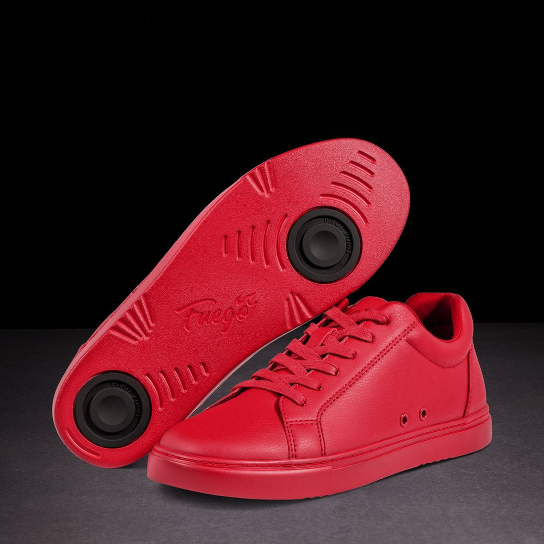 Red Fuego dance shoes