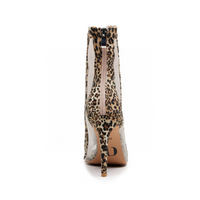 leopard booties