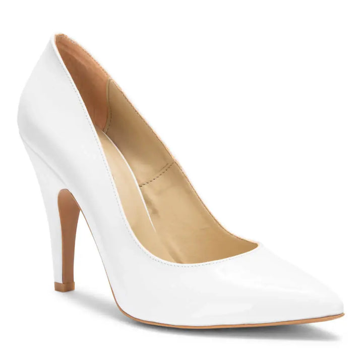 Adira Classic Pump white vegan latin dance shoes