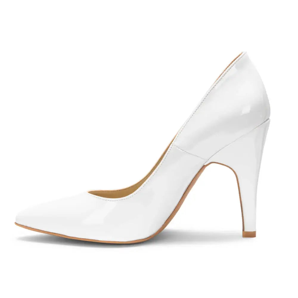 Adira Classic Pump white vegan latin dance shoes