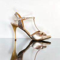 Champagne - Gold Metallic Tango Shoes