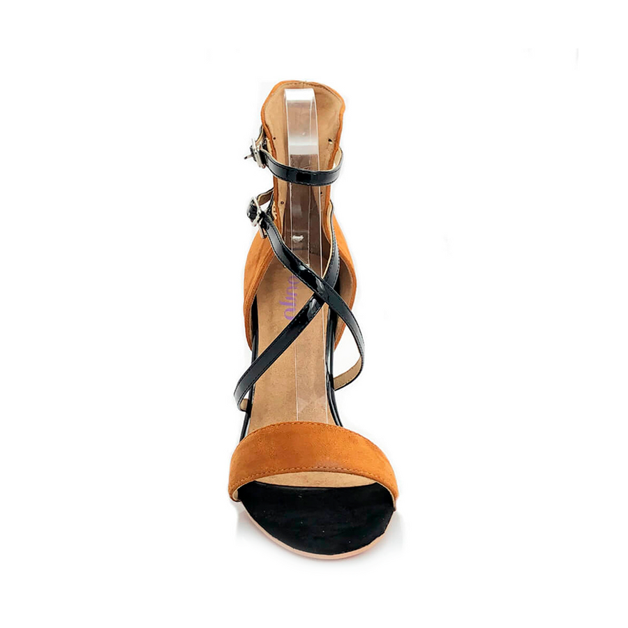 Desnudate - Open Toe High Back Heel Dance Shoe Sandals (Street Sole)