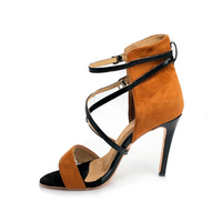 Desnudate - Open Toe High Back Heel Dance Shoe Sandals (Street Sole)