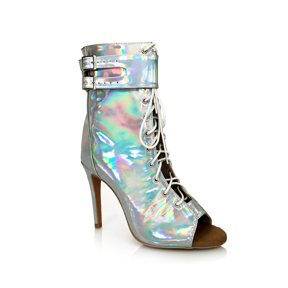 Jingle peep top toe bootie
